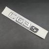 3D ABS Chrome C63S Logo Letters Decal V8 BITURBO Badge Car Trunk Emblem Sticker For Mercedes Benz AMG W205 C205 Auto Accessories NP6