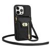 Crossbody Zipper Cards Solt Wallet Leather Case For Iphone 14 PRO MAX 15 13 12 XR XS X 7 8 Plus SE 2026 Lanyard Bag Pocket Cover