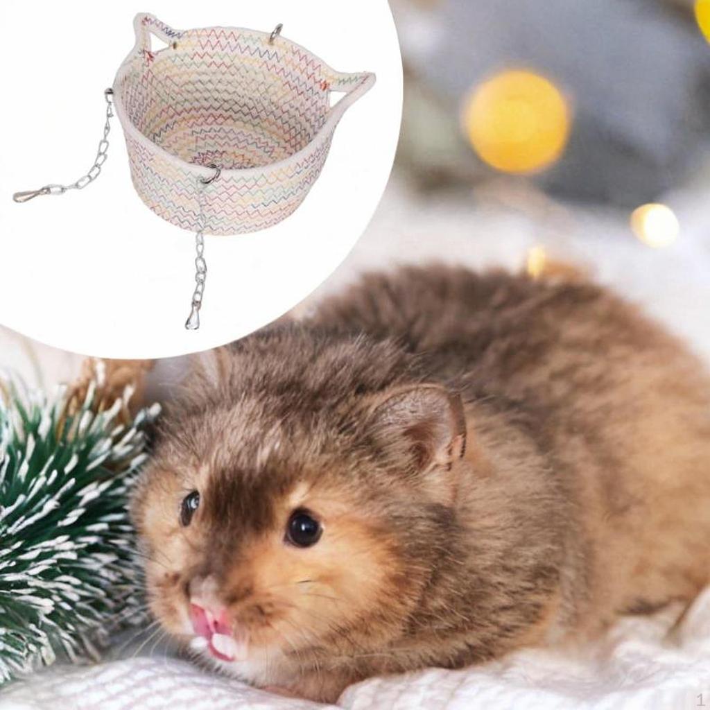 Small Animal Hammock Cage Accessory Rest Sleep Pet House Rat Sleeping Nest for Animals