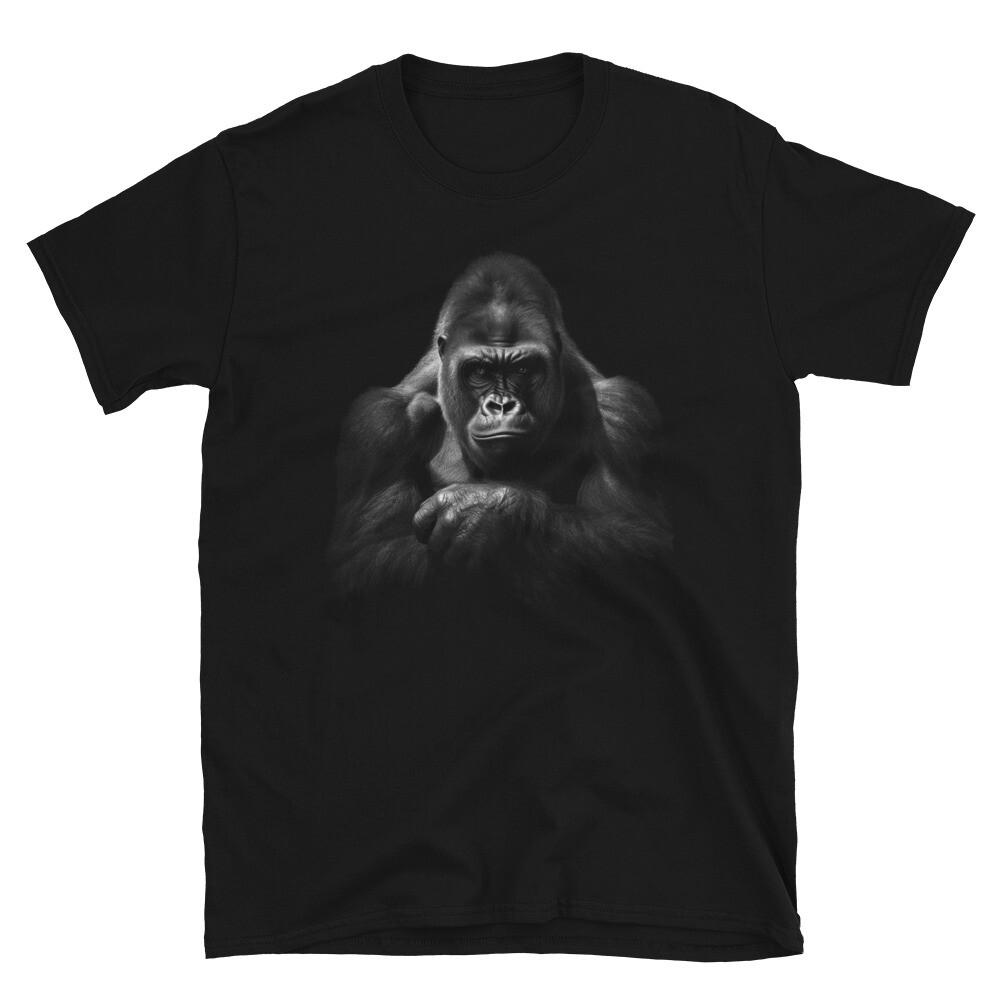 

Gorilla Silverback Tshirt Silver Back Jungle King Design Unisex Tshirt Unisex T-Shirt L