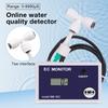 HM Digital EC Meter On-line Single Channel EC Monitor LCD Display Water Quality Tester 0-9990 Detection Water Analyzer for Pool
