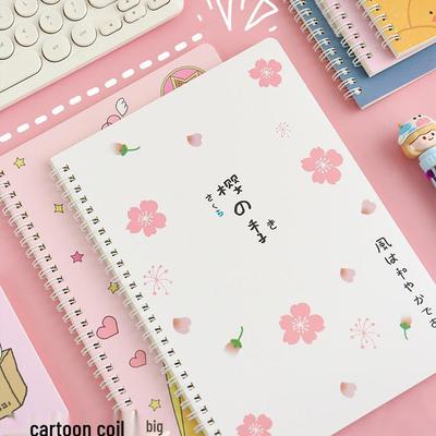 A5 Spiralnotizbuch, verstärktes Ringbuch, einfaches Tagebuch für Schüler und Studenten