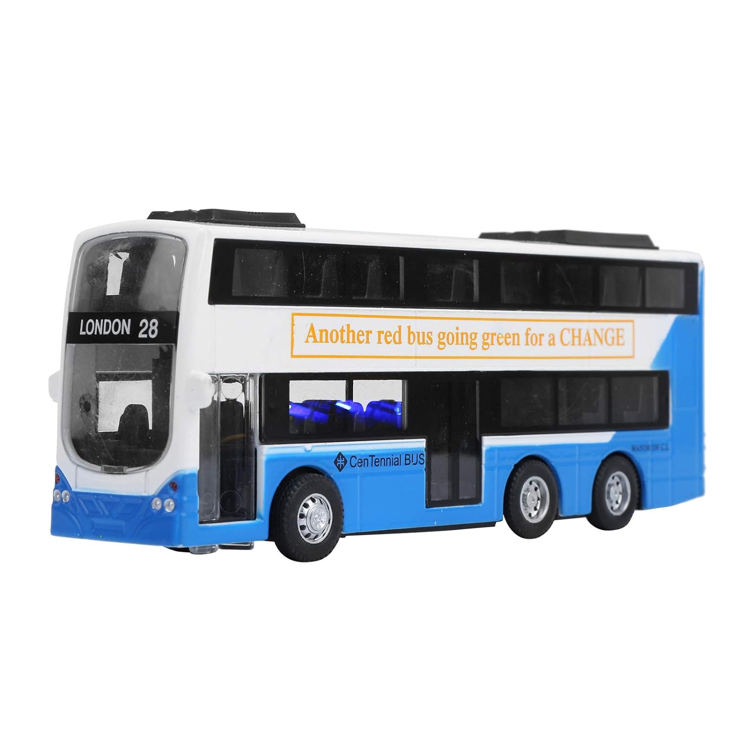 Модель двухэтажного автобуса в масштабе 1:90 — фото 3