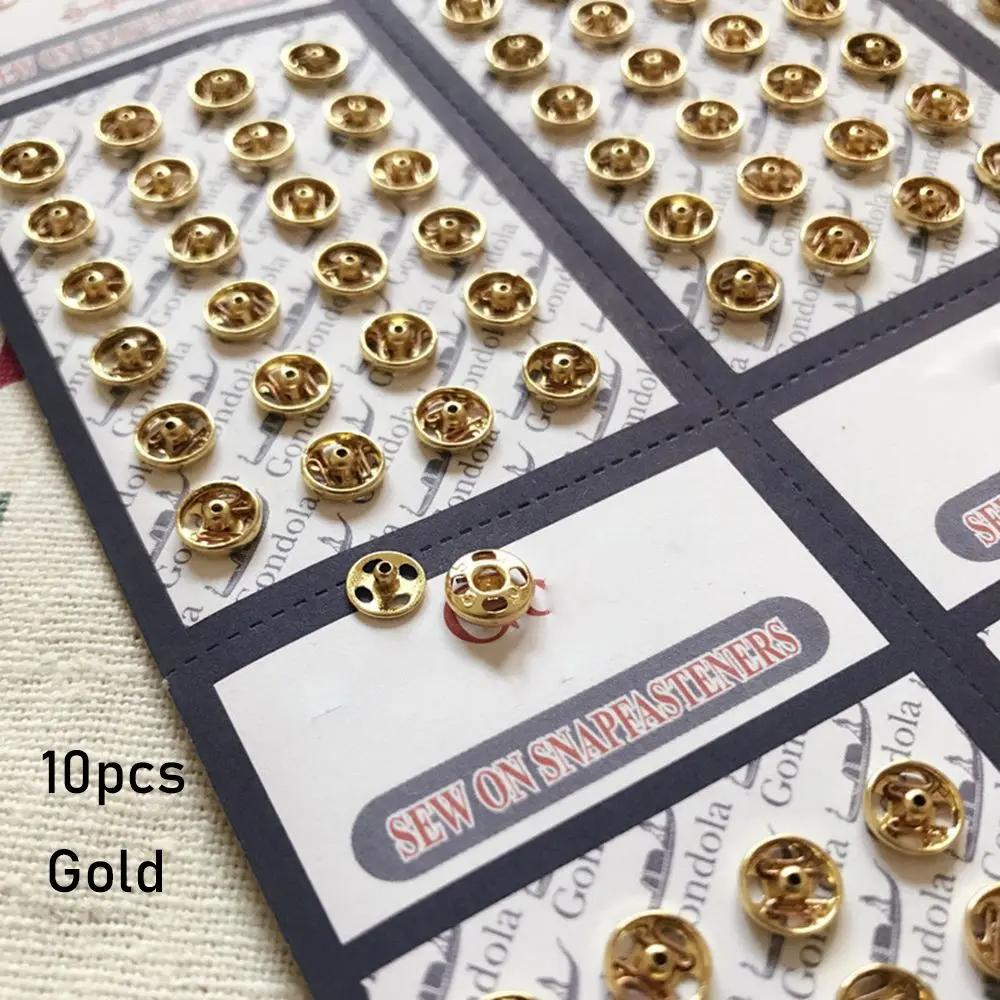 50pcs 3mm/4mm/5mm Handmade Mini Metal Buttons DIY Doll Clothing Sewing Round Buttons DIY Doll Clothes Accessories