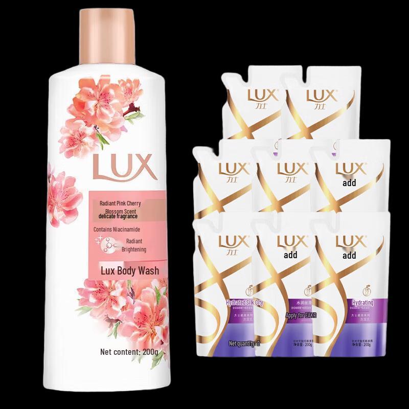 

LUX Whitening & Brightening Pink Cherry Blossom Body Wash & Shampoo Set