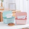 Wipes Box Case Dustproof Wet Tissue Box With Lid Wet Tissue Storage Holder Dispenser For Home Car Office Paper Tissue Organizer