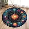 Tarot Round Carpet Mandala Flower of Life Altar Cloth Divination Meditation Circle Galaxy Tarot Mat Oracle Card Mat