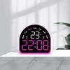Digital Alarm Clock for Bedroom Desk Clock for Living Room Bedroom with Large Number,Dimmer,Loud Alarm Temperature