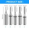 652F Heavy Duty 1/2Inch Shank Straight Cutting Tool For Electric Trimmers and Mill
