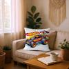 Hot Wheels Pillow Gift Home Office Decoration Bedroom Sofa Car Cushion Cover Case 45x45