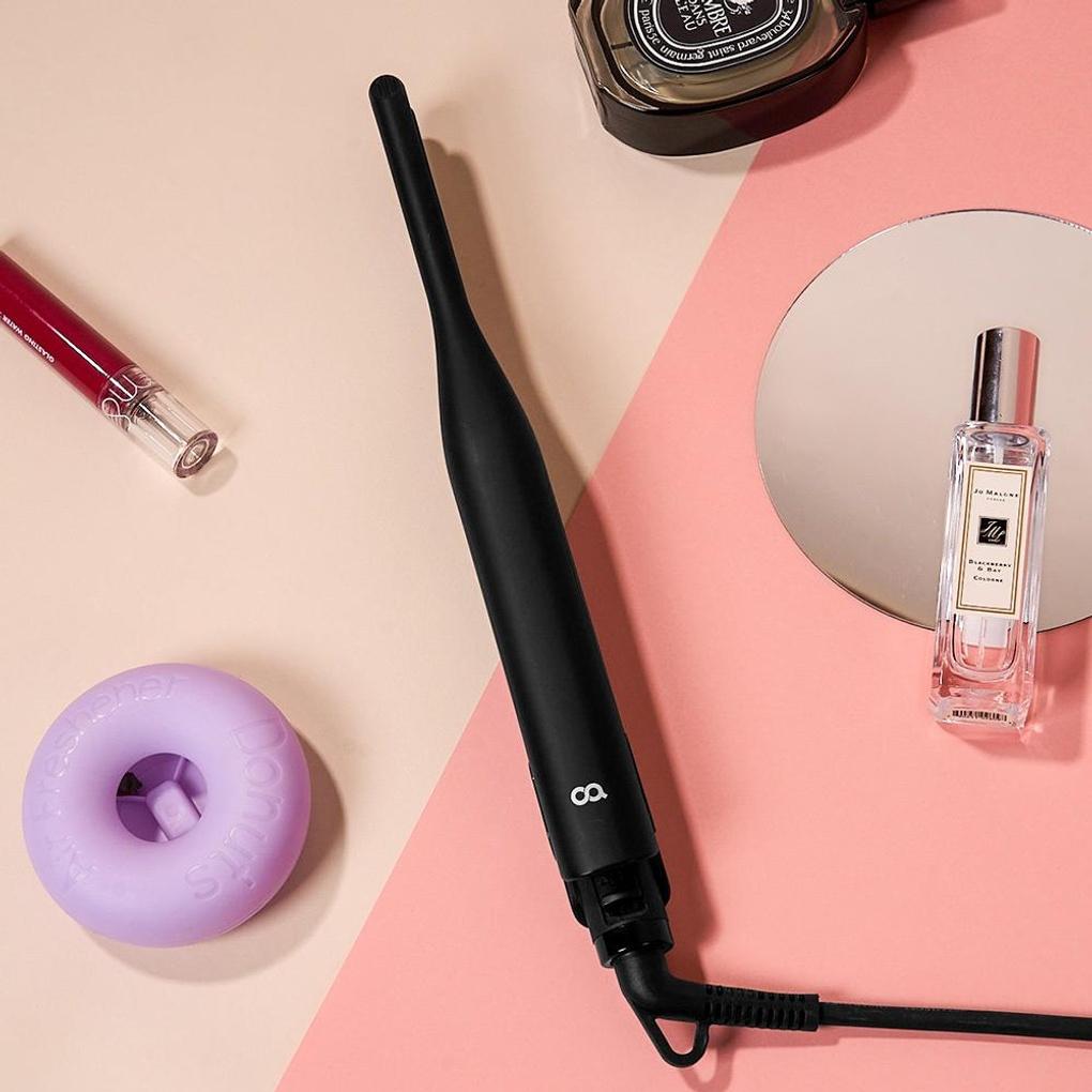 Oh, root volume curling iron, mini bangs, bob cut, short hair, men's thin curling iron