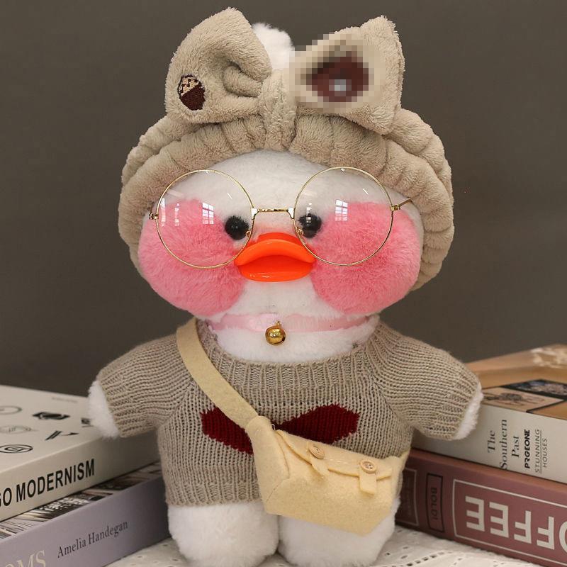 30cm Cartoon Lalafanfan Duck Plush Doll Lovely Lalafanfan Duck Plush Toy Soft Stuffed Animal Doll Room Decor Kids Birthday Gifts