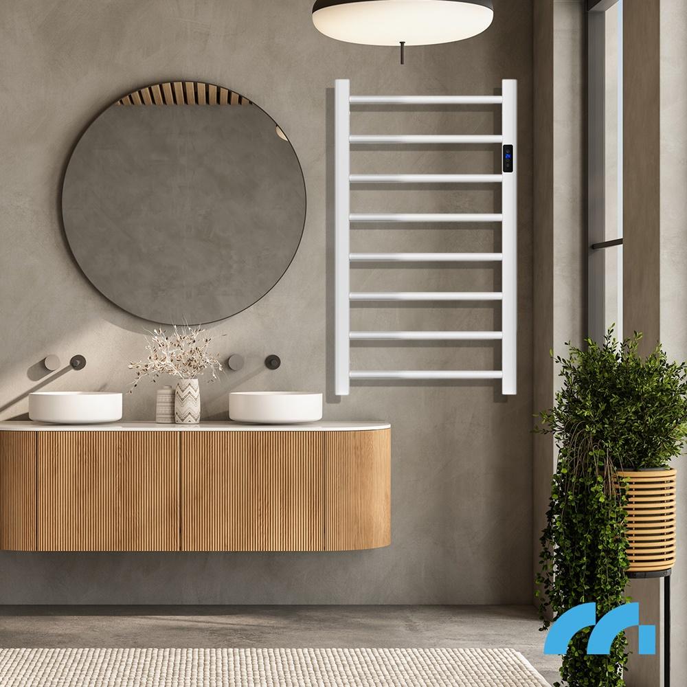 Maltec BH200W-Wh Electric Bathroom Heater and Towel Warmer