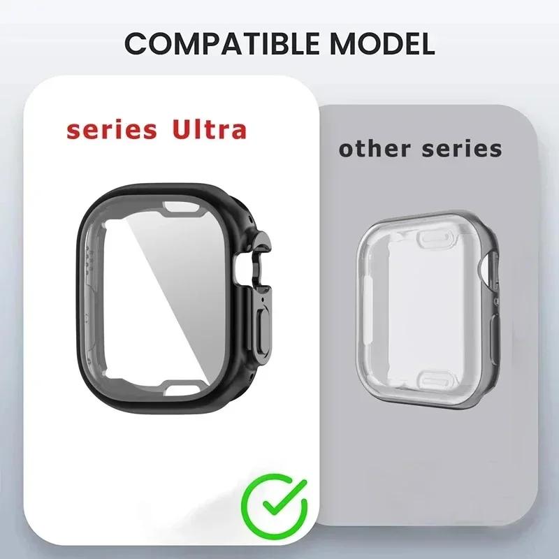 Metallarmband+Gehäuse für Apple Watch Ultra2 Armband 49mm 42mm 41mm 45mm 40mm 44mm Abdeckung Stahlarmband Für Iwatch Serie 9 8 7 6 SE 5 4