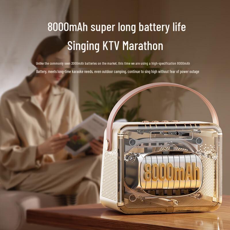 Soaiy GC520Pro KTV Karaoke Microphone Speaker