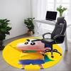 1PC Crayon Shin-chan Office Round Rug, Non-slip, Soft and Durable Office Rug for Interior Decoration, Perfect for Office Yy250915102