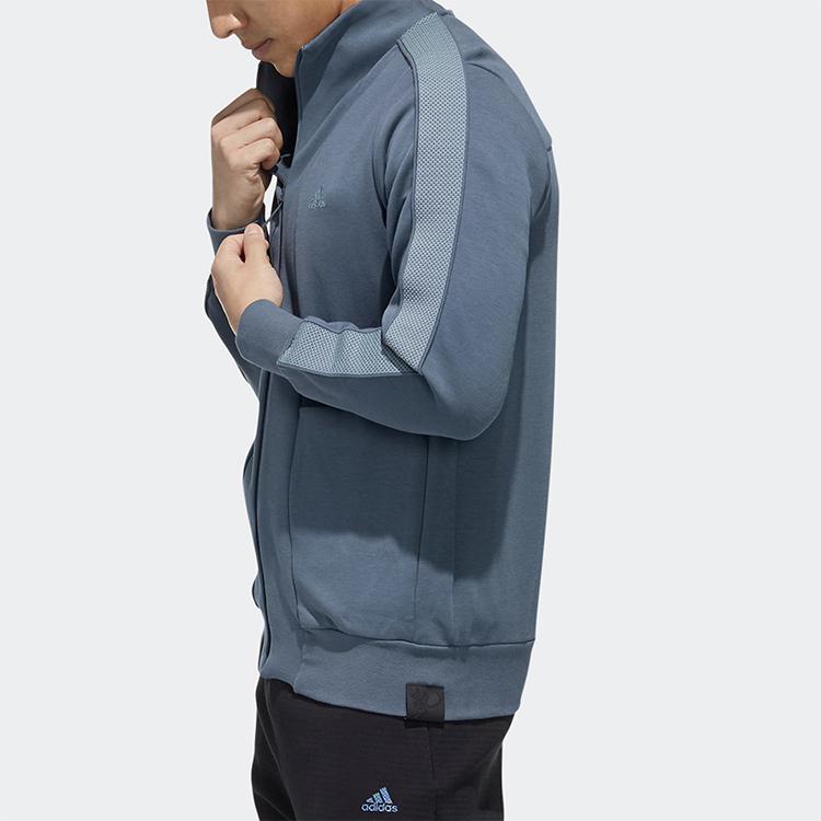 Adidas Comfort Sport Stand Collar Jacket Men Outerwear Legacy-Blue FM9357