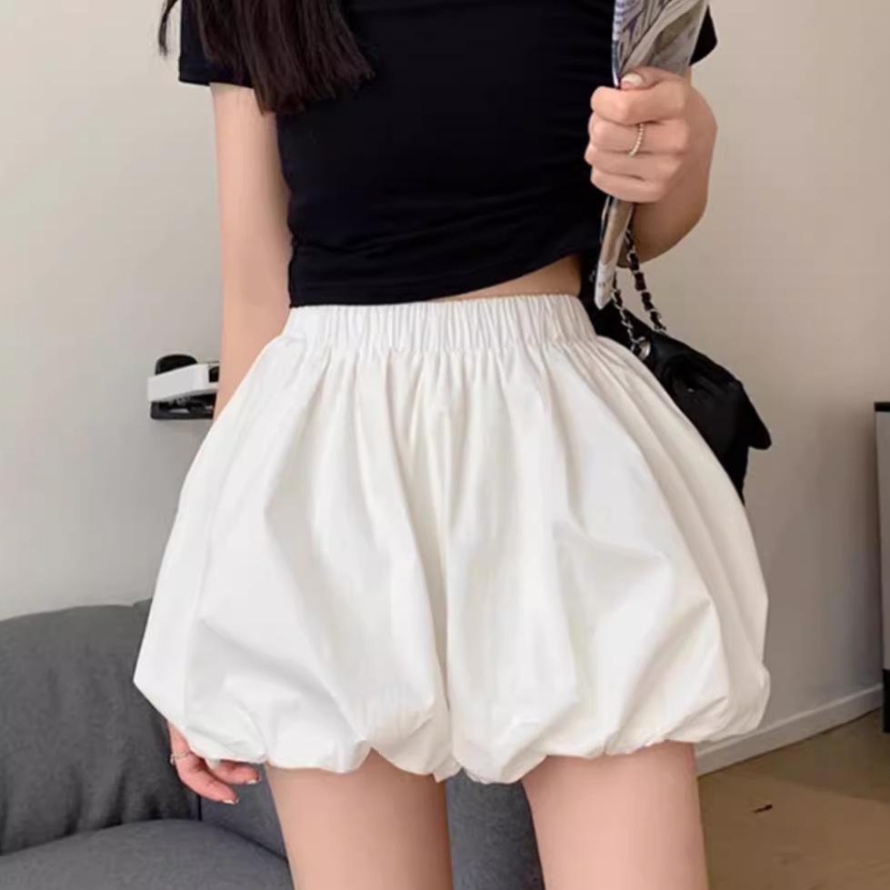 

White Tulip High Waist Bodycon Midi Skirt - Women s Summer A-line Puffy Skirt, Petite Slimming Design XS