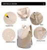 Stitching Contrast Backpack Unisex Waterproof Backpack Travel Bag