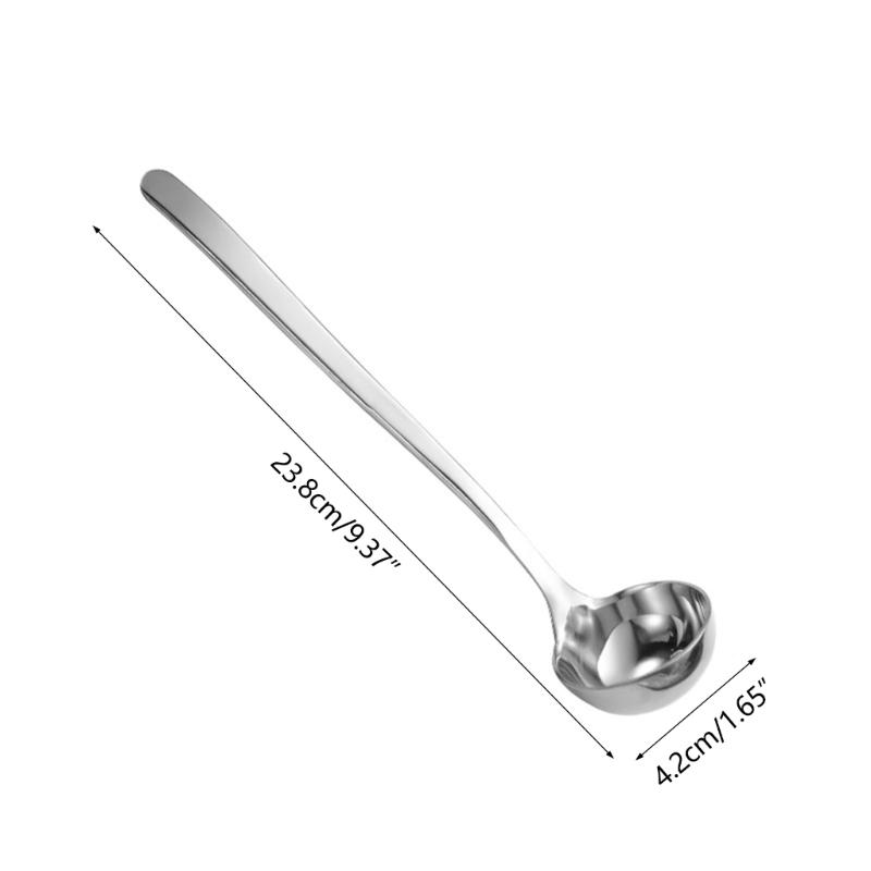 Stainsless Steels Dessert Spoon Long Handle Tea Coffee Stirring Spoons Kitchen Mixings Spoon for Dessert Milkshakes Salad