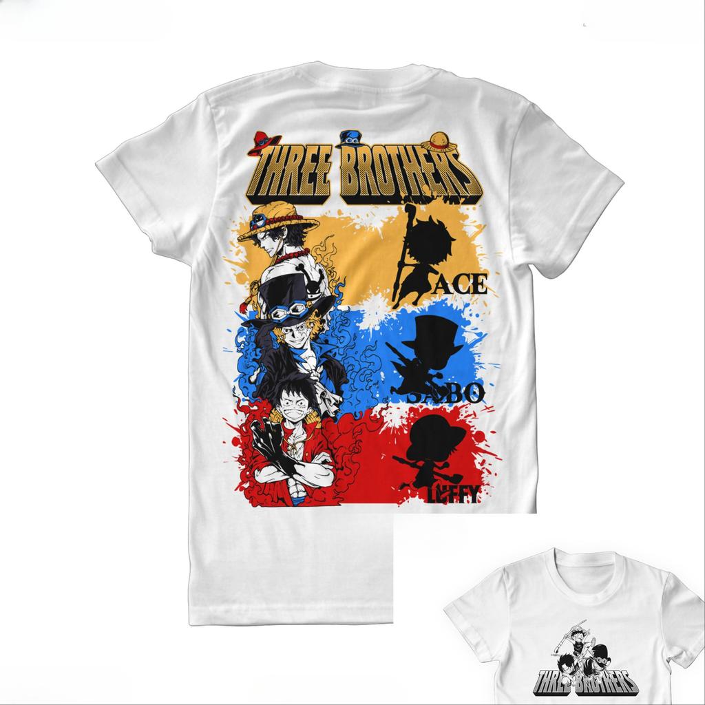 Luffy Ace ONE PIECE Men Women Summer T-shirt Oversized Harajuku Oversized Retro Print Short Sleeve Casual Comfortable Y2k Top