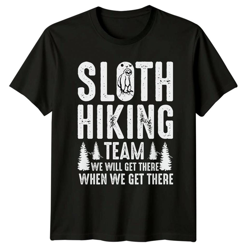 Sloth Hiking Team We Will TShirt Sloth Lovers Hiking Gift For Him And Her