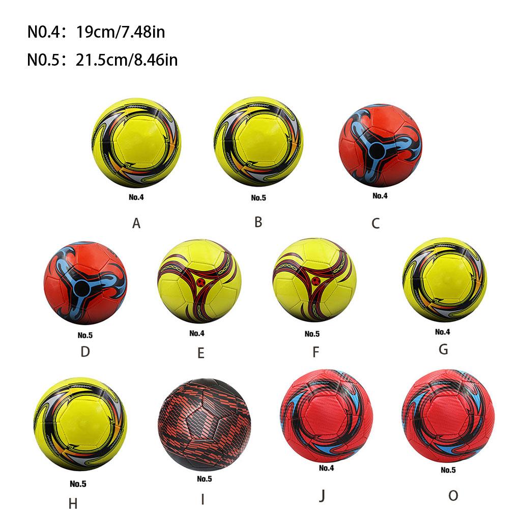 Fun And Competitive Soccer Balls For Athletes Of All Levels And Long-lasting Characteristics PVC Football Training Gold No.5