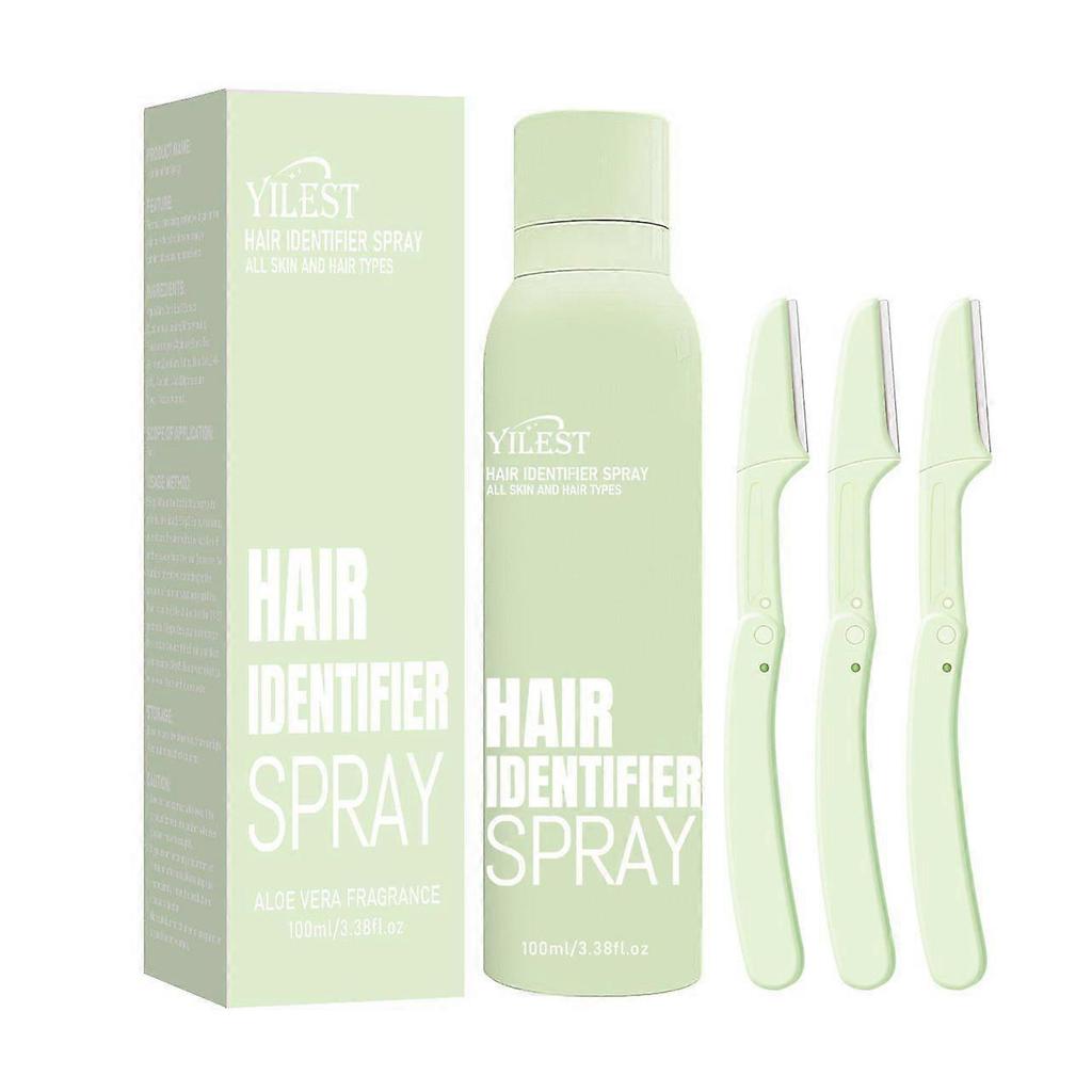 100ml Hair Identification Spray Set Facial Cleansing Softening Hair Spray Aloe