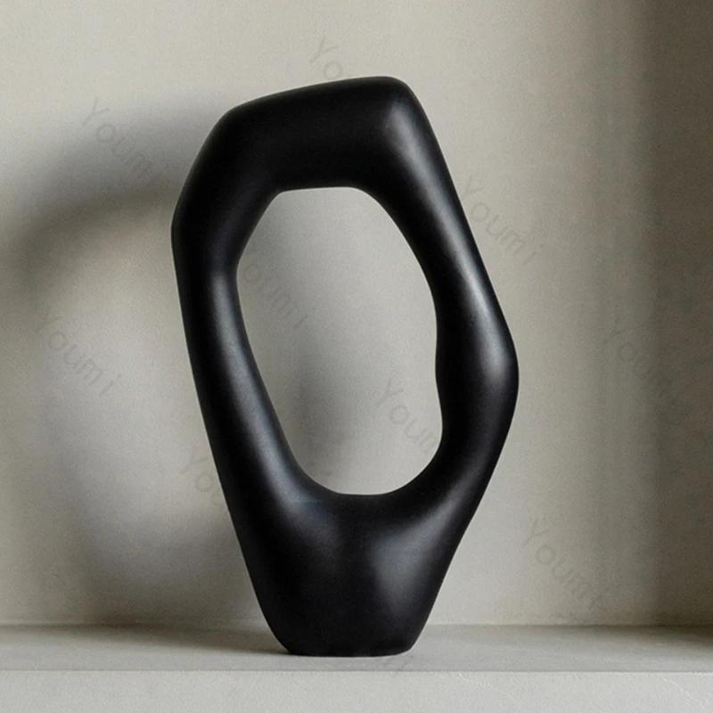 Retro Irregular Art Hollow Out Resin Embellishments Nordic Homestay Home Decoration Accessories Desktop Artwork Accessories