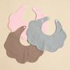 New children's products baby candy color gauze lace bib saliva bib baby saliva towel