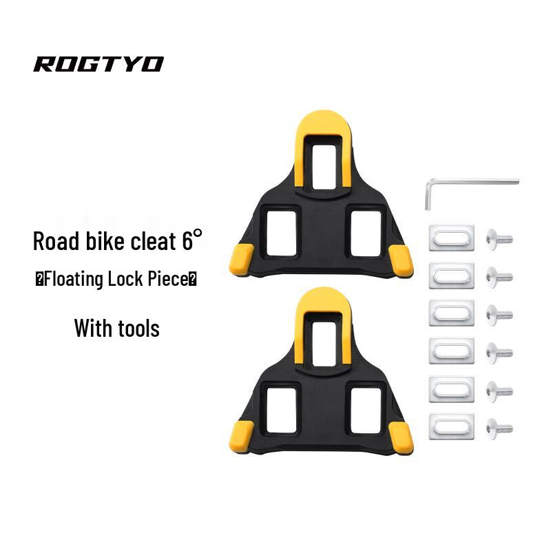 ROGTYO Road Cycling Shoe Cleats with 6° Float