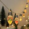 6/30 LEDS Christmas Bulbs String Lights Battery Powered Fairy Atmosphere Lights For Christmas Xmas Tree Holidays Decoration