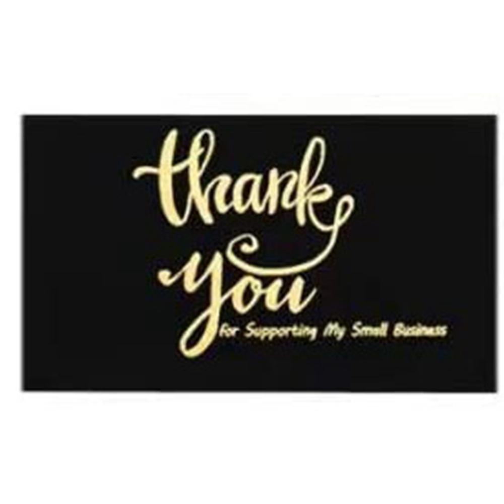 Bookmark Christmas Postcard Black White Thank You Bride X096