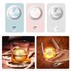 Large Silicone Ice Cube Mold BPA-free Spherical Ice Tray Easy Release One-Click Slow-Melting Ice Maker for Whiskey Bourbon