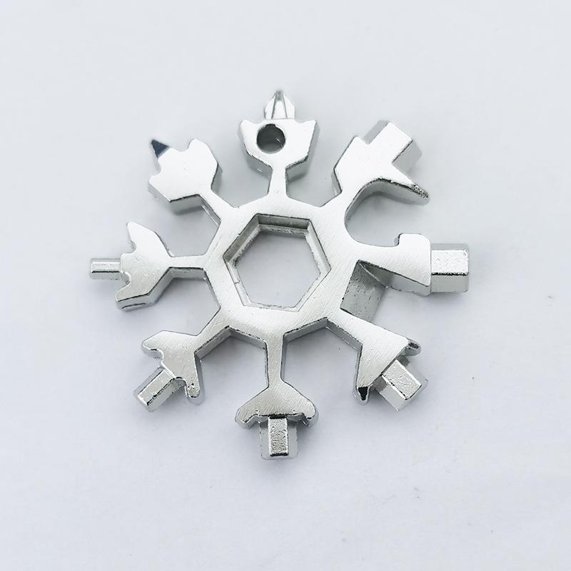 18-in-1 Sniego pūslės daugiafunkcis įrankis: Nešiojamas šešiakampis/aštuonkampis raktas ir atsuktuvas