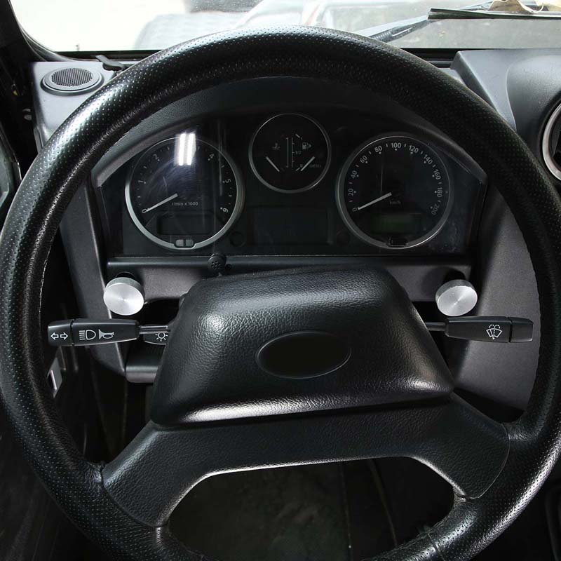 For 2004-2019 Land Rover Defender 90 110 Aluminum Alloy Silver Car Dashboard Fuse Bolt Knob Car Interior Accessories