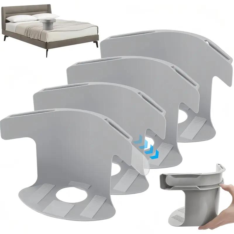 Invisible Non-Slip Plastic Bed Sheet Holders - 4 Pieces for Secure Fitted Covers and Quilts