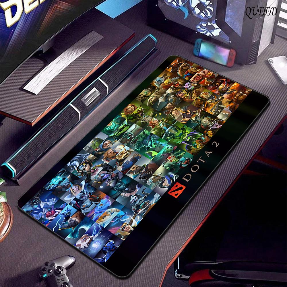 Anime Mauspads Dota 2 Mauspads Großes Gaming Großes Schreibtischpad Mit Schlossrand PC Zubehör Prime Gaming Mauspads XXL Tastaturpads