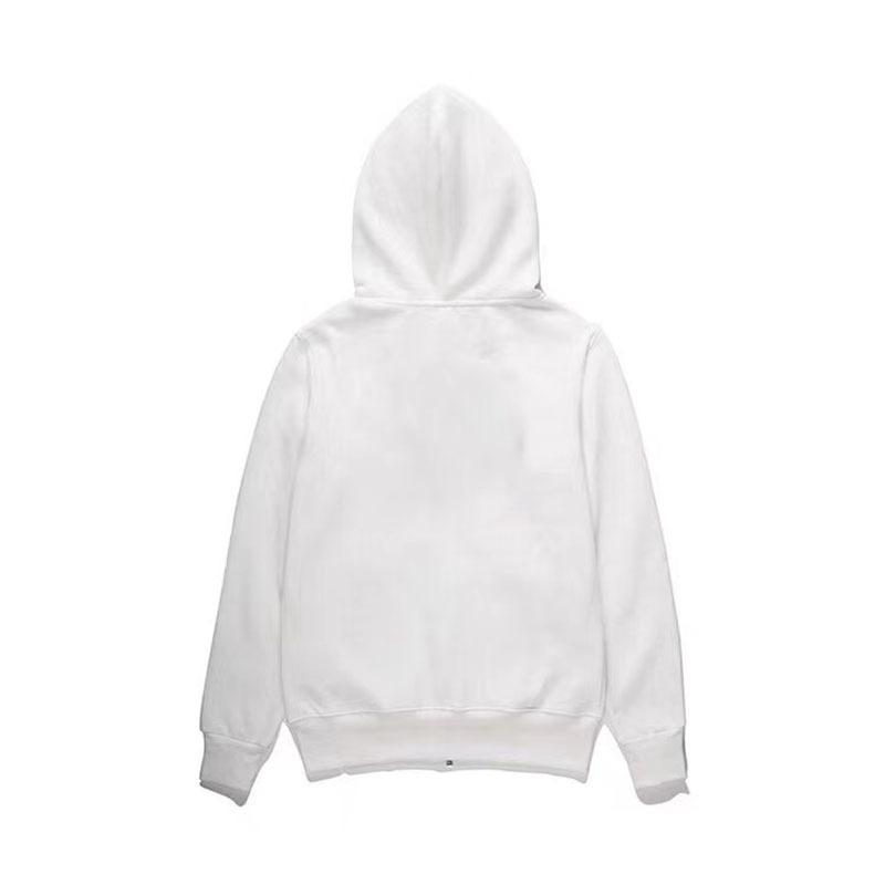 Felpa Streetwear Giapponese per Uomo Donna Coppia Pile Pesante Pullover Cuore Nero Ricamato Manica Lunga Top Oversize