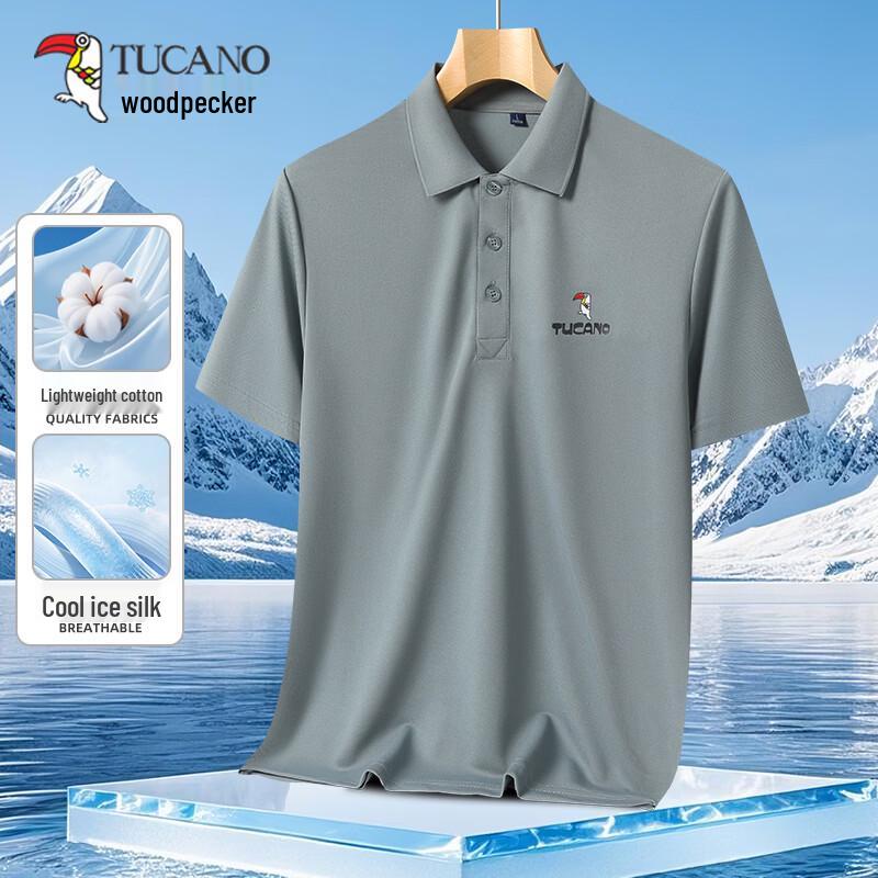 

TUCANO Men s Ice Silk Business Polo Shirt XL