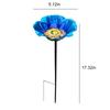 Metal Bee Butterfly Feeder Decorative Bowl Flower Colorful Lawn Stake Bee Baths for Garden for Outdoor Garden Yard Lawn Decor