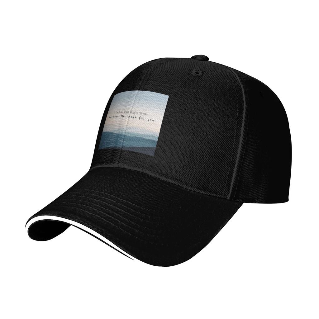 Christian Bible Verse Quote Anxi Cap Casual Baseball Caps Adjustable Hat Hip Hop Summer Unisex Baseball Hats Customizable