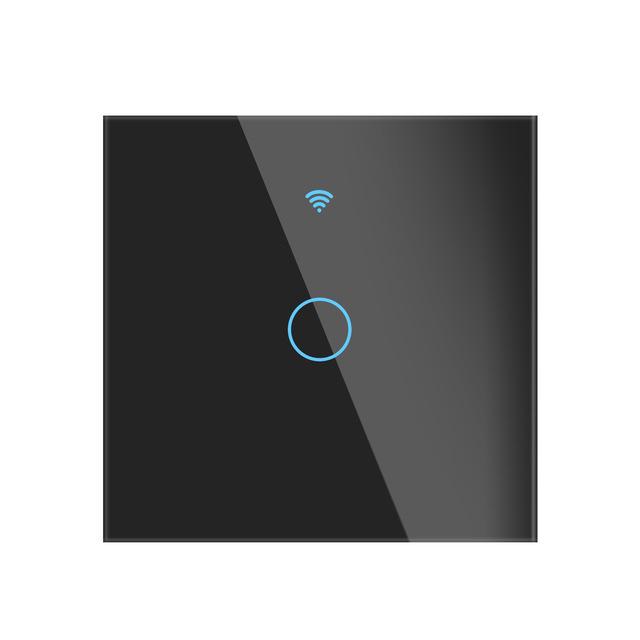 European Touch Smart WiFi Switch with Siri Voice & RF Remote Control - Mobile App & Timer Compatible