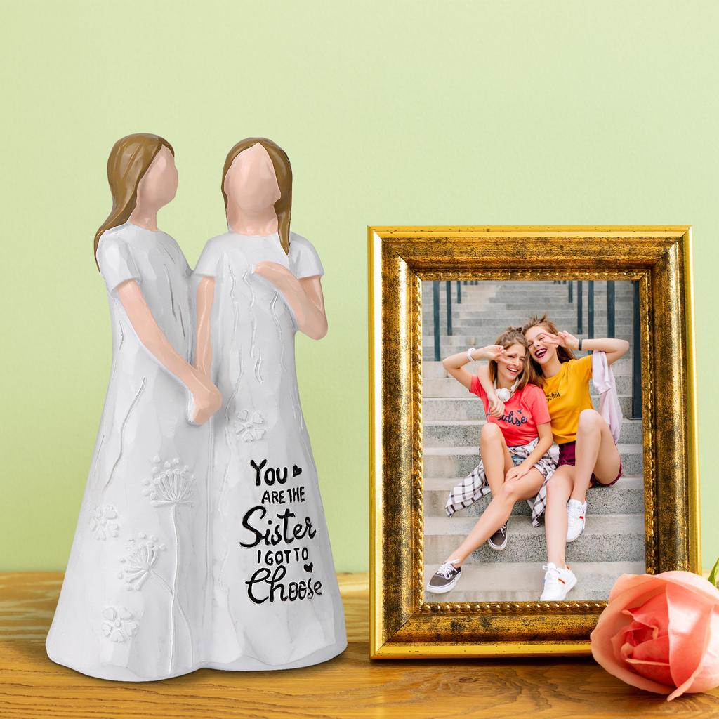 Sister Figurines Friendship Gifts For Best Friends Women You'Re The Sister I Got To Choose Bestie Friendship Gift For Sisters Fr