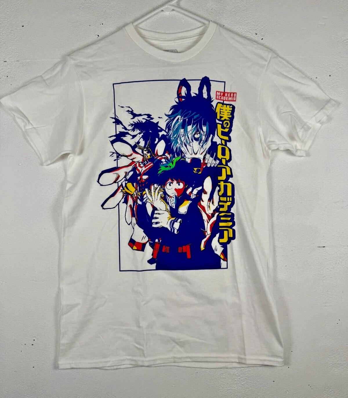 Size S - My Hero Academia Graphic T-Shirt White 2XL