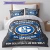Sport Icon Custom Name Pattern Bedding Quilt Set Quilt Cover Pillowcase Home Birthday Gift(1 * duvet cover + 2 * pillowcase, without core)
