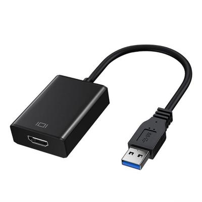 1080P USB 3.0 To Video Adapter for High Definition Video and Sound Output with Plugs and Play Design