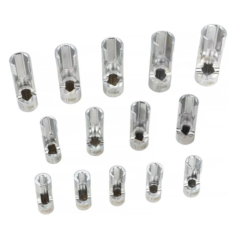 Professional Multifunction Socket Wrench Set for Fuels Line and Oxygen Sensors Removal in Automotive Repair with High To