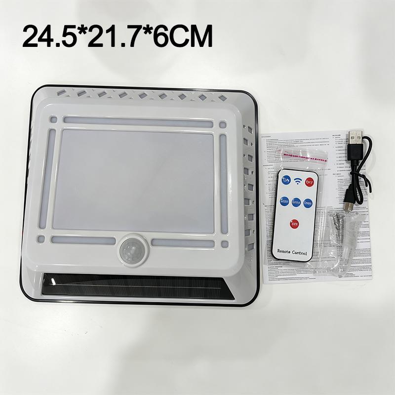 Outdoor Solar Lights 120LED 8M Motion Sensor Security Lamp IP65 Waterproof Solar Wall Light for Garden Patio Yard Garage Door Pathway