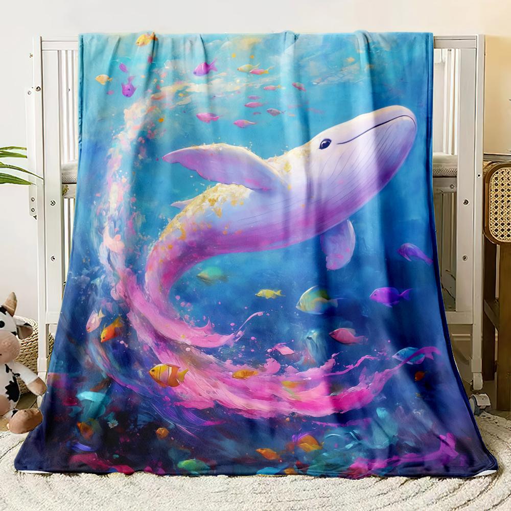 Anime Cute Cartoon Flannel Thin Blanket Bedroom Blanket, Iving Room,sofa Blanket,student Office Nap,camping Trip,children's Gift
